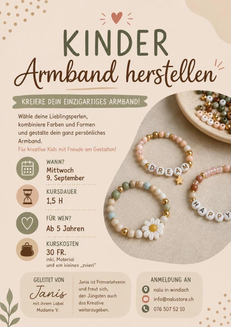 Kinder Armband herstellen