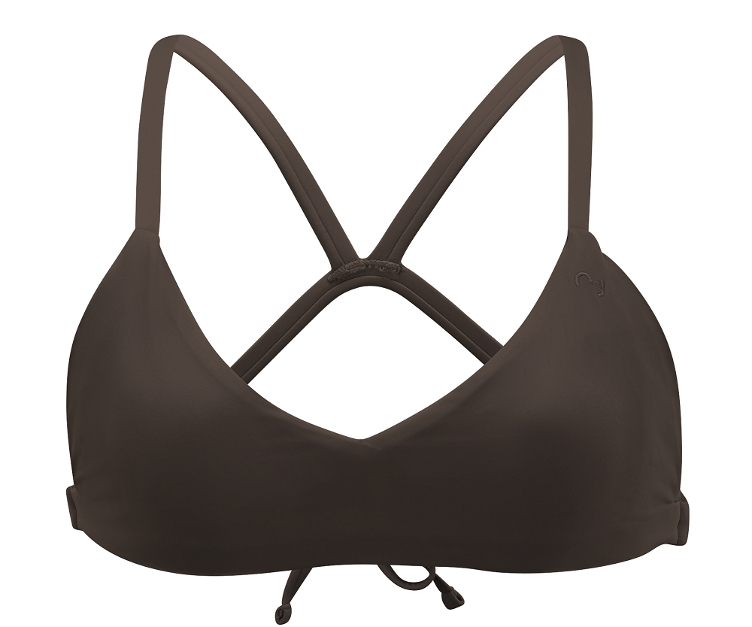 Surf Bikini Oberteil `Dace` Dunkelbraun